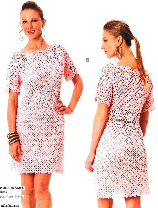 Ergahandmade Crochet Dress + Diagrams