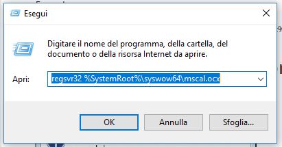 mscal.ocx office 2010