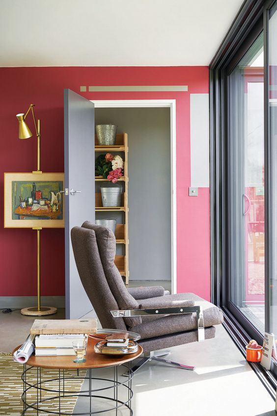 Up your color mojo and thumb your nose at Crayola - Farrow & Ball radicchio www.BoHoHome.com @bohosusan