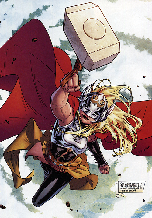 Jane Foster como Thor. (Fonte: Marvel Comics)