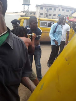 rasta man disgraced police agege lagos