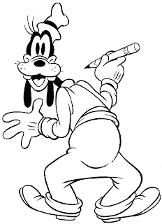 Goofy Coloring Pages - Disney Coloring Pages