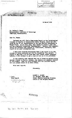 Colonel Blount's Letter 3-10-1950