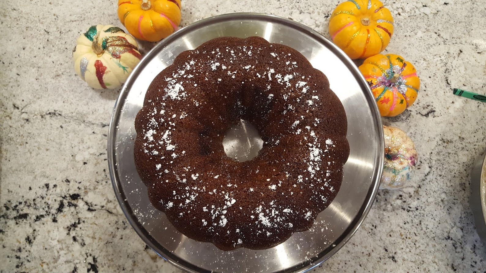 vegan chocolate swirled pumpkin