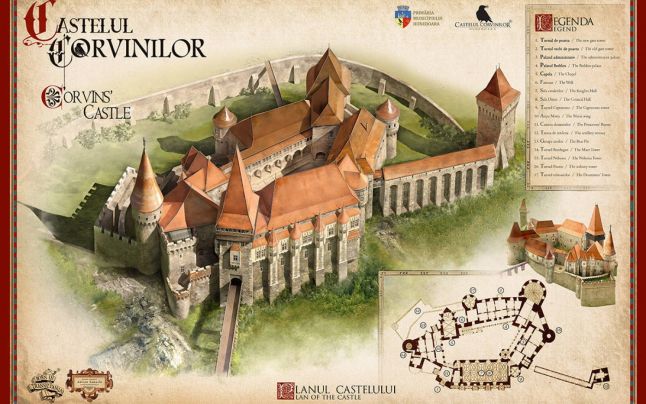 North Criticize Nest CASTELUL CORVINILOR (Castelul Hunedoarei, numit şi al Huniazilor)