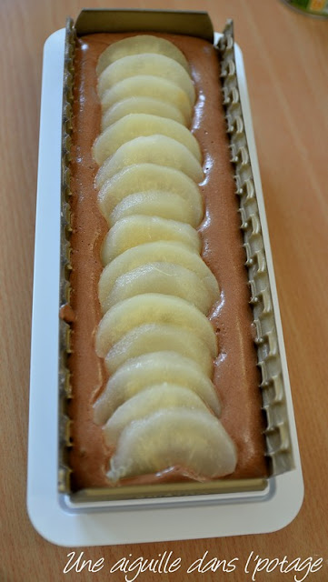 Bûche chocolat-poire