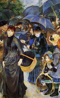 Dalam aliran Impresionisme, Lukisan karya Pierre Auguste Renoir adalah hasil karya yang paling disukai. Mulai dari subyek manusia sampai pemandangan dan dari potret masyarakat. dia memutuskan untuk mengkhususkan diri melukis keindahan tubuh wanita dalam lukisan telanjangnya. Kaya, menggugah dan sensual, lukisan-lukisan telanjangnya mampu memenuhi hasrat batinnya. Pierre Auguste Renoir di lahirkan di kota Limoges pada tanggal 25 Februari 1841. Pada usia 13 tahun dia magang sebagai pelukis porselen di perusahaan Levy Brothers. dalam diri Renoir tertanam rasa cinta pada karya Boucher, Fragonard dan Watteau...mendekorasi gorden dan kipas...ke studio lukis Charles Gleyre di kota Paris. Rekan-rekan belajarnya adalah Claude Monet, Sisley dan Bazille...membuat lukisan bertema klasik dan menciptakan lukisan bergaya Impresionisme yang pertama. Pada tahun 1874 pelukis Impresionis mengadakan pameran yang pertama, yang menyumbangkan karyanya adalah Renoir, Monet, Pissaro, Cezanne, Degas dan Morisot...dan subyek kontemporer, tidak terlalu terikat pada prinsip-prinsip aliran Impresionisme. dia sering membuat lukisan Potret konvensional...mencoba menengok Seni Museum pada karya Raphael dan Ingres. Pada tahun 1890 Renoir menikahi kekasih lamanya yaitu Aline Charigot...koleksi lukisan telanjang karya Rubens dan Titan...berjuang melawan penyakit Arthritis. 10 Lukisan Impresionisme yang terkenal karya Pierre Auguste Renoir. 1. Madame Charpentier and her Children...mengikuti pameran seni di kenal dengan nama "Salon"...di kunjungi banyak kaum selebriti dari dunia Politik, Literatur dan Seni. 2. The Skiff...pada sungai Seine. 3. Luncheon of the Boating Party...berlangsung di teras restoran milik Alphonse Fournaise di Chatou...dan kolektor seni Gustave Caillebotte. 4. St. Mark's Square Venice...pemasok lukisan, Paul Durand-Ruel...mempelajari Seni Klasik dan Renaissance...mengingatkan kepada lukisan kota Venice milik Turner. 5. Fruits du Midi...buah-buahan Mediteranea sama seperti lukisan-lukisan telanjangnya yang menggairahkan. 6. The Umbrellas. 7. Countryside Around Menton..di pesisir Mediteranea Perancis di antara Marseille dan Genoa. Di Menton dan sepanjang pantai Riviera...ke Cagnes sebelah selatan kota Nice. dia melukis pohon zaitun di bukit Les Colletes. 8. Madame Clapisson...membuat sentuhan yang lebih halus pada kulit modelnya sehalus porselen. 9. Young Girls at the Piano...di minta Perancis untuk di gantungkan di Luxemburg Palace...satu dengan pastel dan lima dengan cat minyak...kepada Henri Roujon, Menteri Kesenian Perancis. 10. Gabrielle and Jean