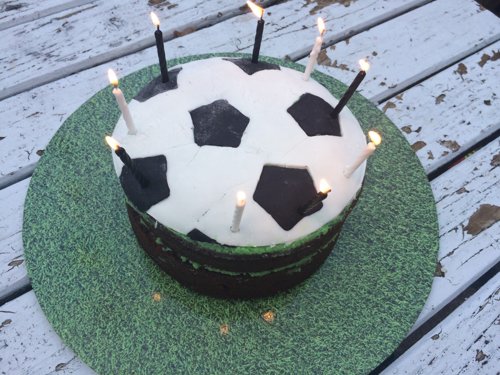 Soccer Ball birthday Cake