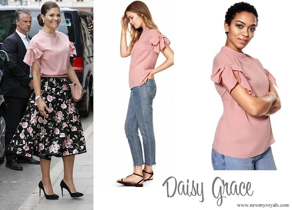 Crown Princess Victoria wore DAISY GRACE Pink Top