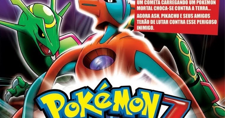 Dvd Pokémon 7 Alma Gêmea ( Filme Original Hoenn Dublado com Deoxys