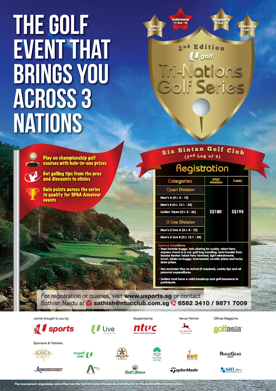 The Singapore Golfer U Golf TriNations Series