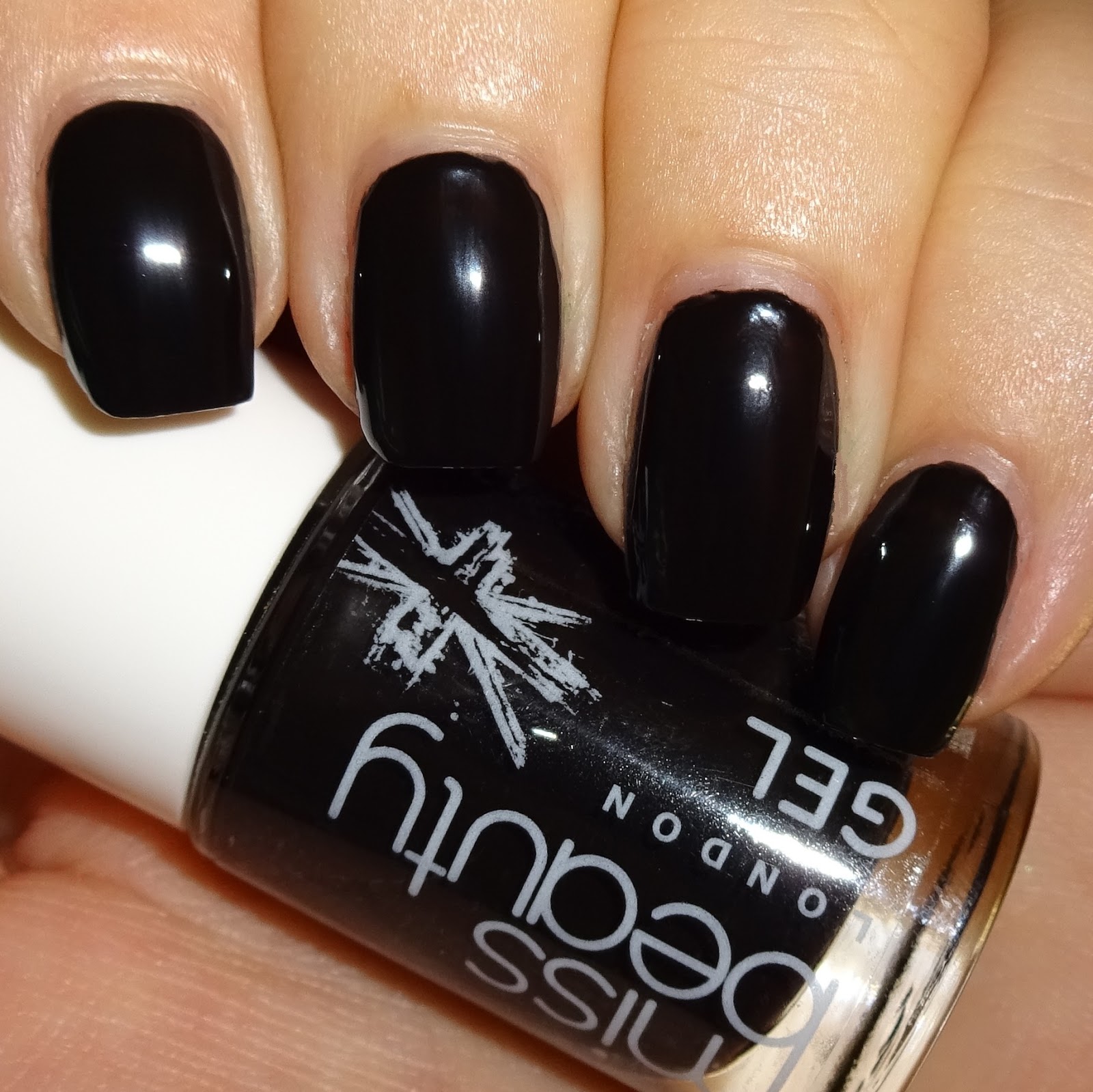 Wendy's Delights Miss Beauty Gel Effect Nail Polish Raven & Pearl