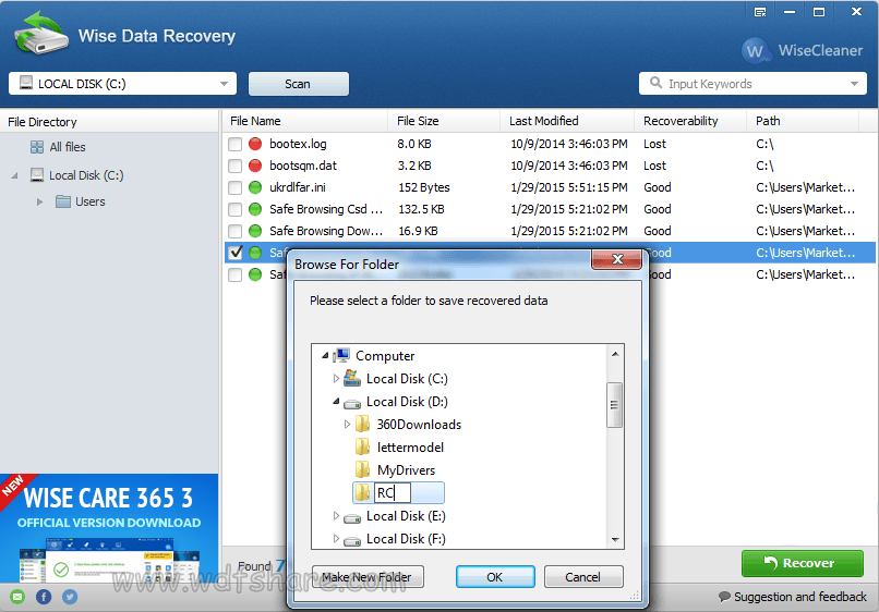 wise data recovery download terbaru setup