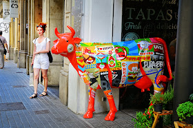 Spicy Orange Cow at Tapas Bar, Barcelona