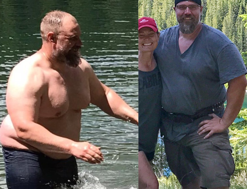 Jeremiah Peterson when hiking