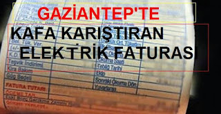 Gaziantepte Kafa karıştıran elektrik faturası Bir anda 8 misli arttı