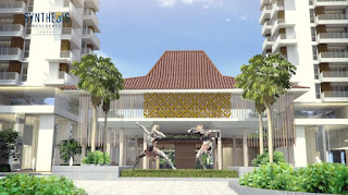 panel GRC bangunan Apartemen Synthesis Residence Kemang