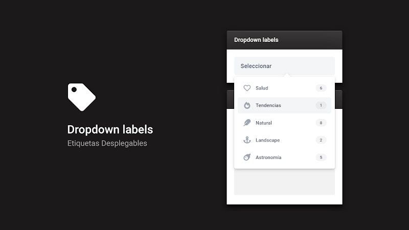 Etiquetas desplegables para Blogger