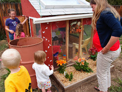 into chicken coop playhouse turned shelf cooking later stuff