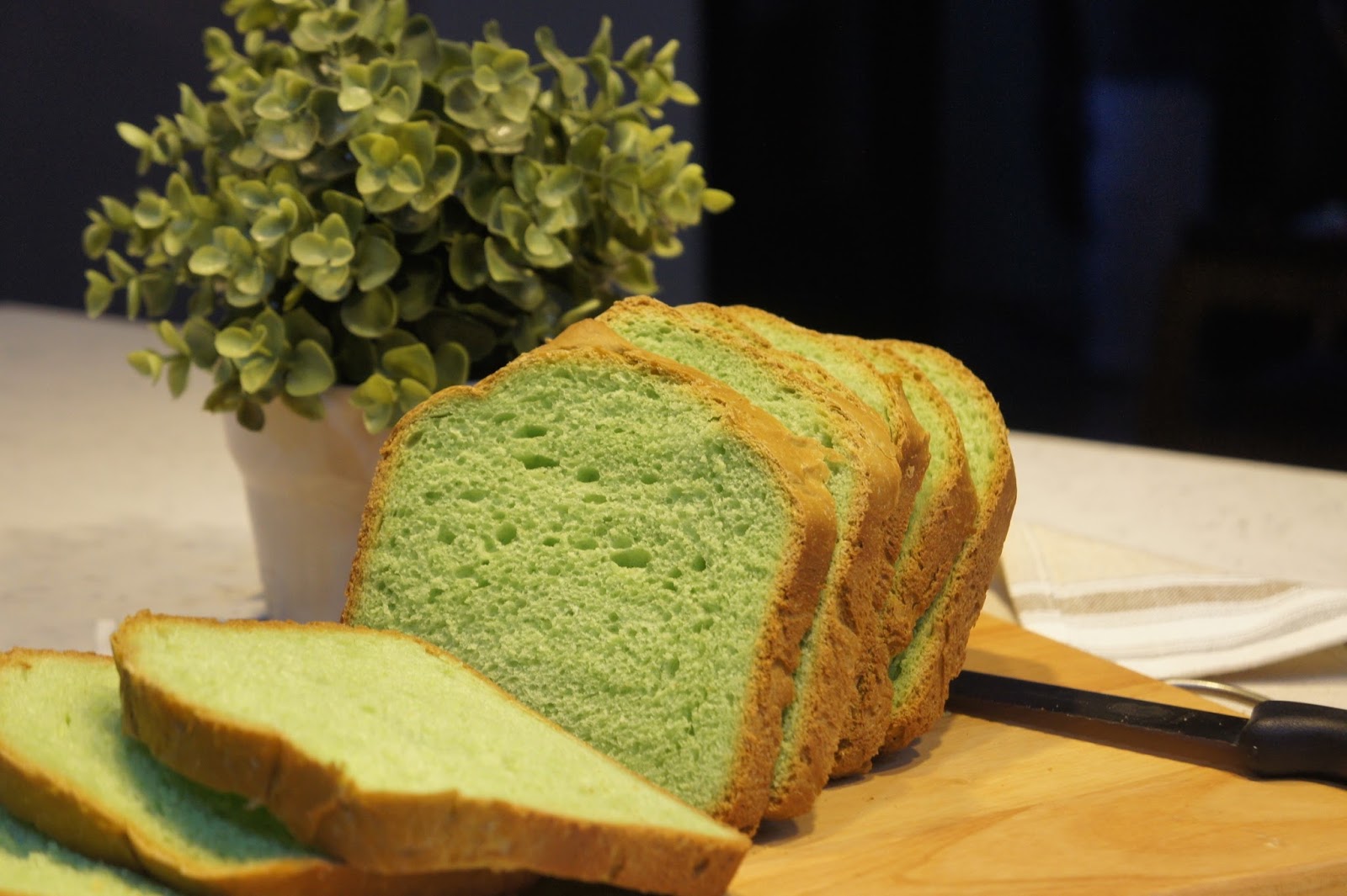 Say My Kitchen Bread Maker Fun Pandan Loaf 自制香兰面包