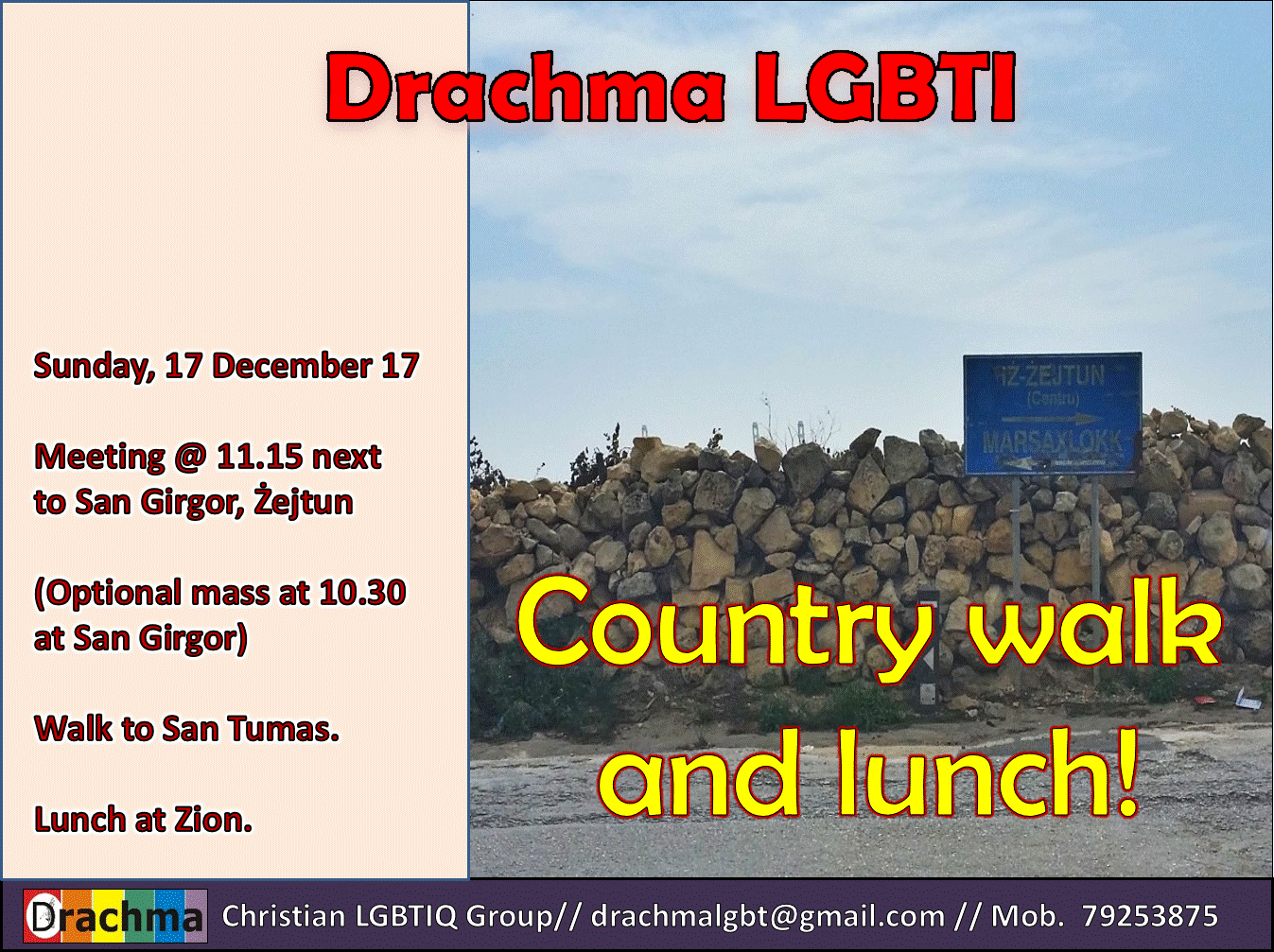 Activities in december by drachma lgbti and drachma parents group