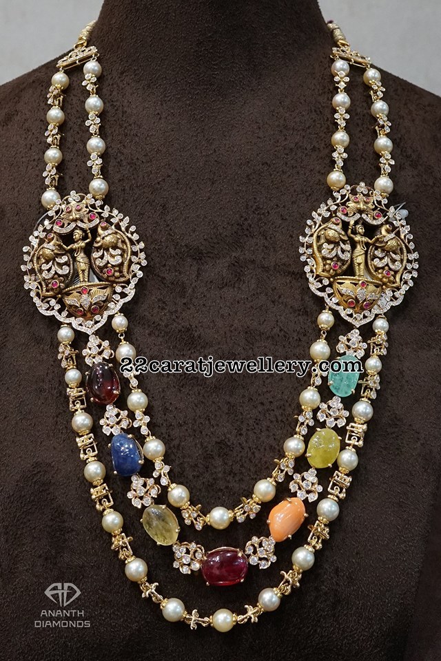 Exclusive Diamond Beads Sets by Ananth Diamonds Jewellery Designs