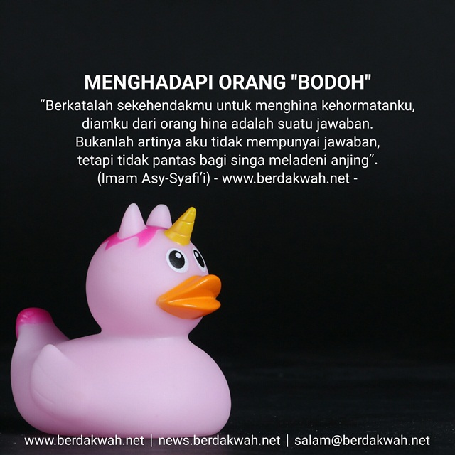 Meniru Sikap Imam Syafi I Dalam Menghadapi Orang Bodoh Berdakwah