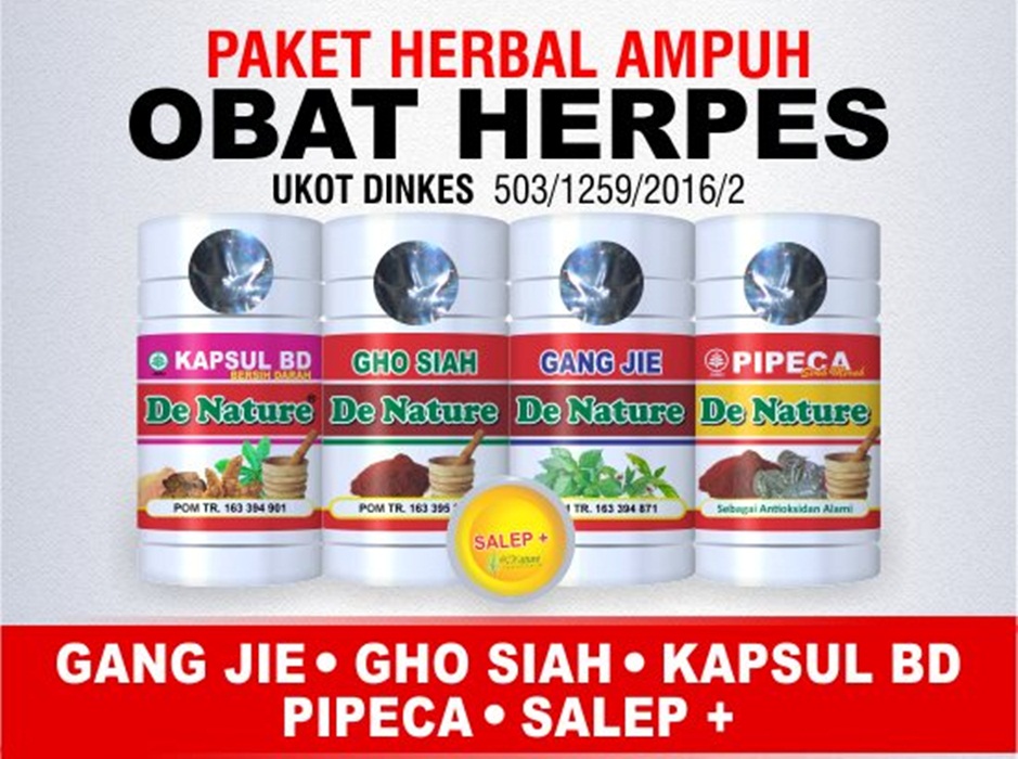 obat herpes herbal de nature