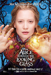Alice Through the Looking Glass Mia Wasikowska as Alice Poster