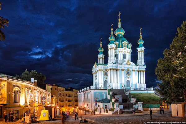 Andrew s Descent and church in Kiev