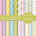 Kit digital papel color full freebie