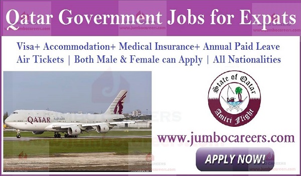 Qatar Amiri Flight Jobs and careers, Eligibility criteria of Qatar government jobs, 