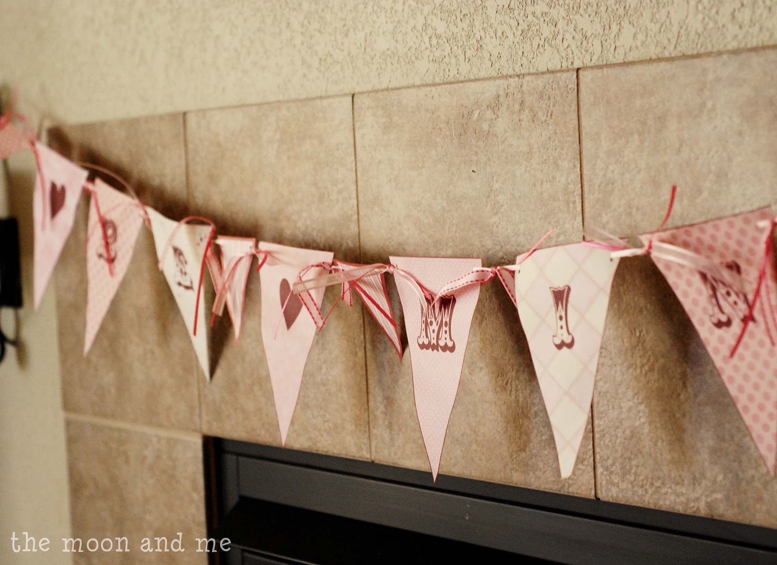 The Moon And Me Be Mine Printable Bunting the-moon-and-me-be-mine-printable-bunting