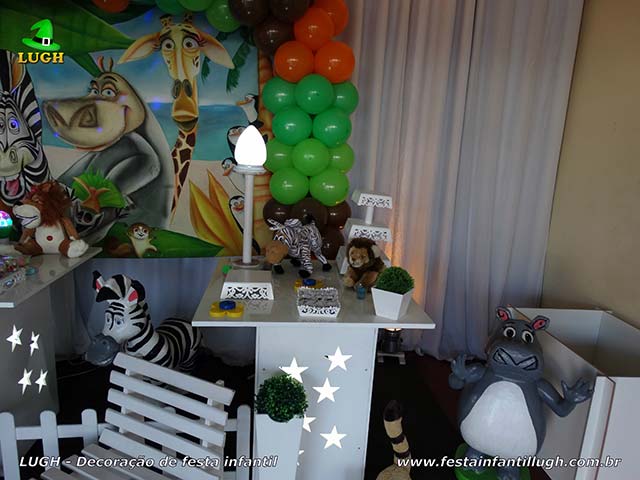 Decoração de festa infantil Madagascar Decoração de festa infantil Madagascar - Aniversário