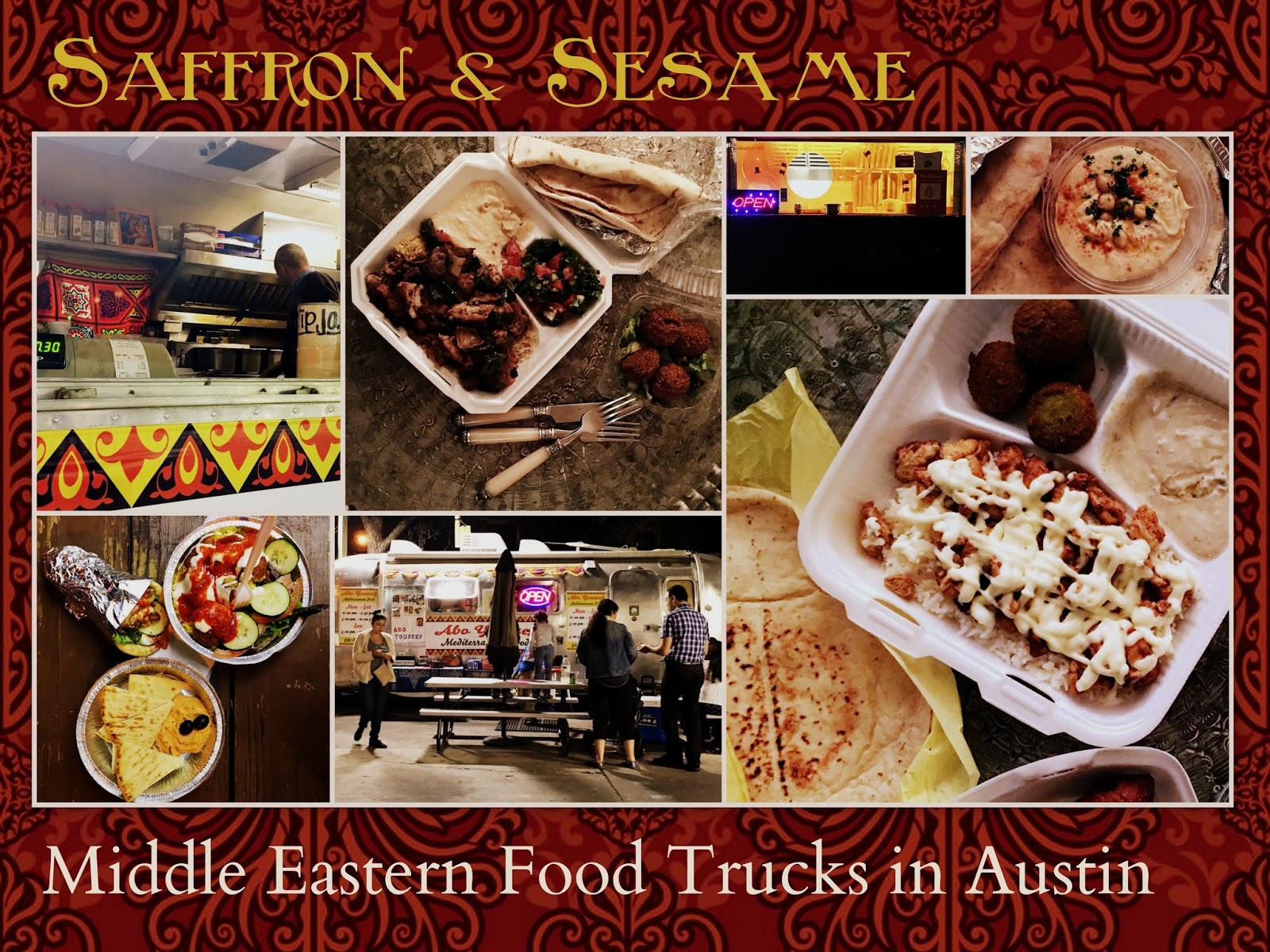 Notes from Maggie's Farm Saffron & Sesame Middle Eastern Food Trucks