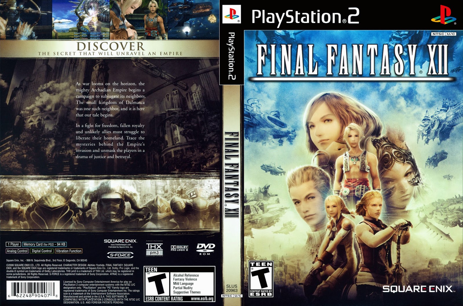 Final Fantasy XII Playstation 2
