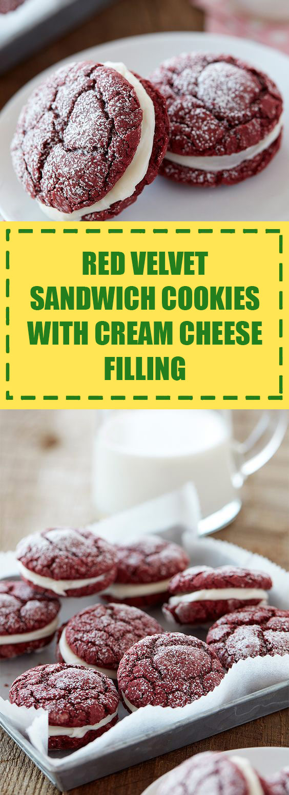 Red Velvet Sandwich Cookies Red Velvet Sandwich Cookies