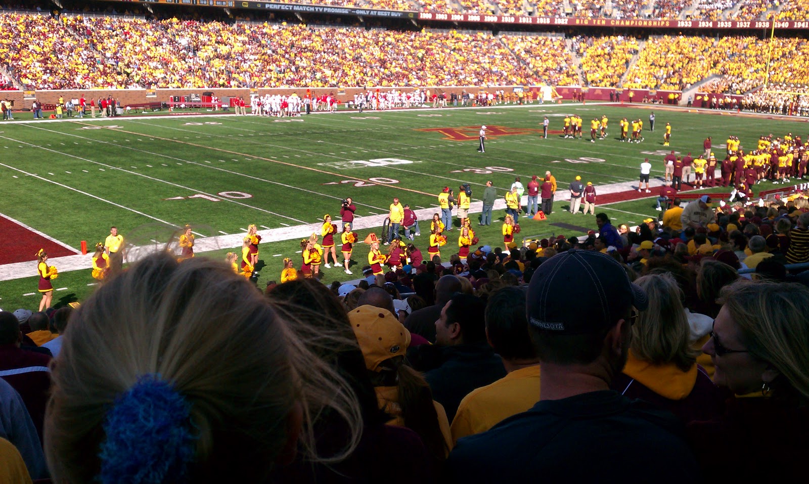 The Border Battle My day at TCF Stadium