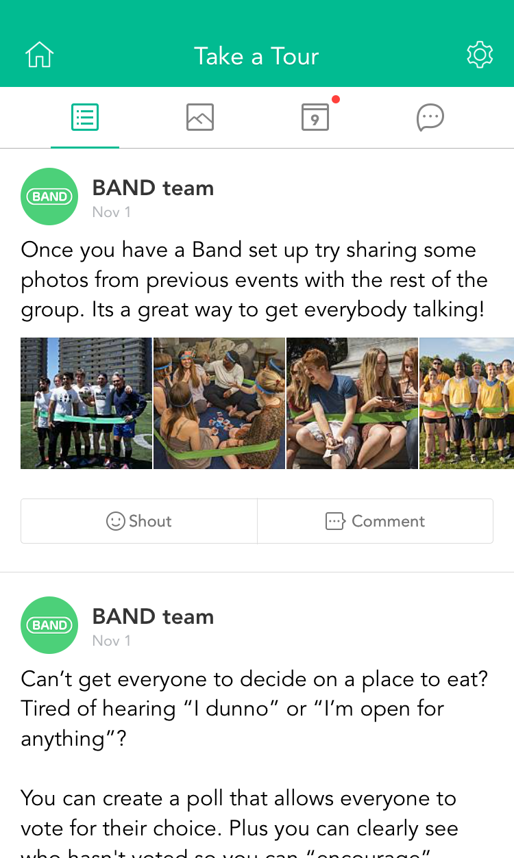 Organized Charm BAND App