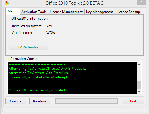 Universal BIOS Backup Toolkit 2.0. More informative Console. Activation tool