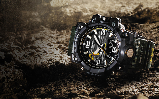 casio mudmaster red