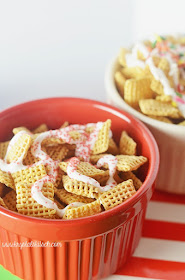 Sweet and Salty Chex Mix Treats, Birthday Cake Chex Mix