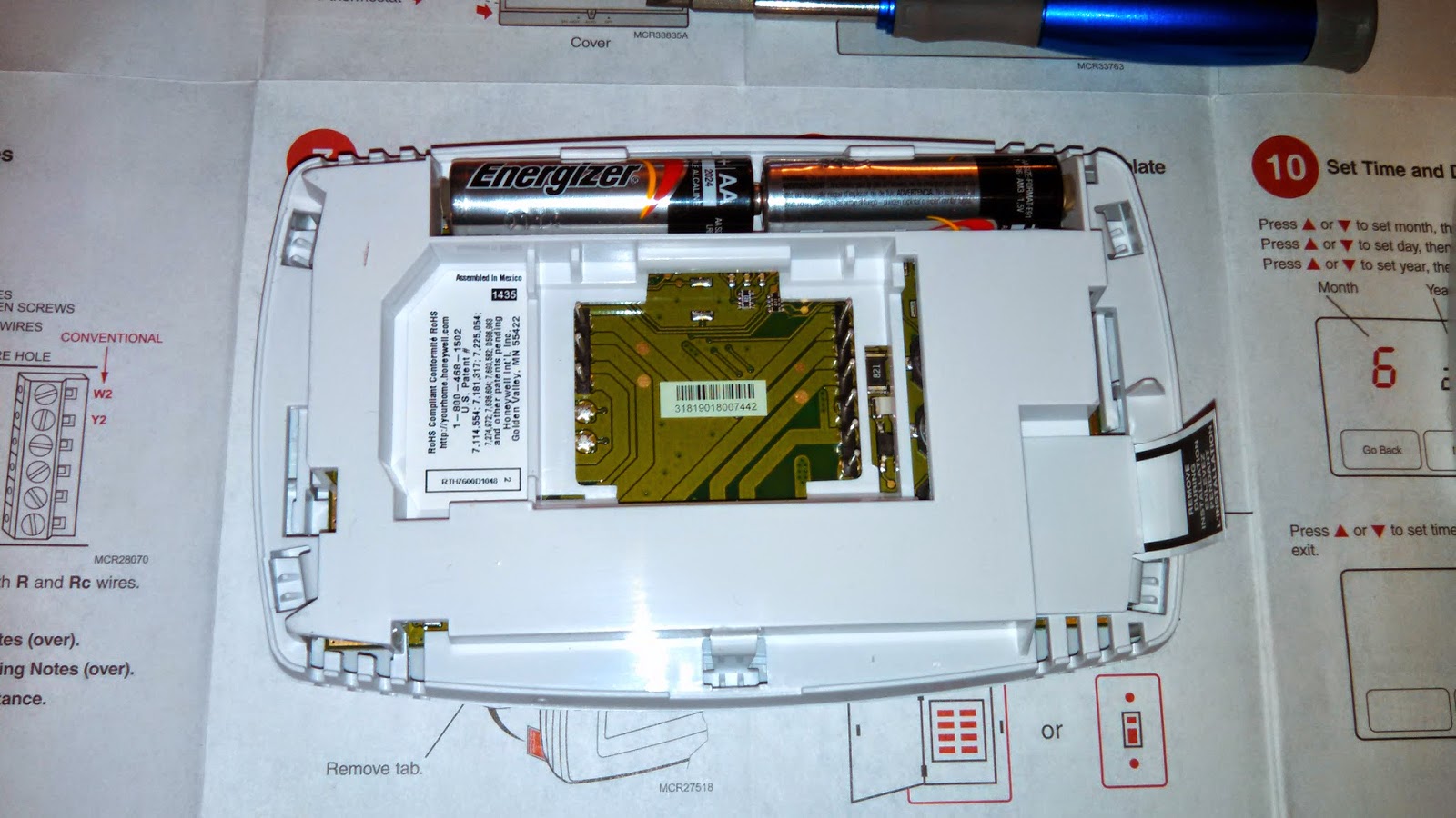 Programmable Thermostat How To Install A Replacement