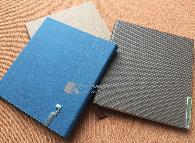 sản xuất sổ dán gáy da Pu sản xuất sổ dán gáy da Pu