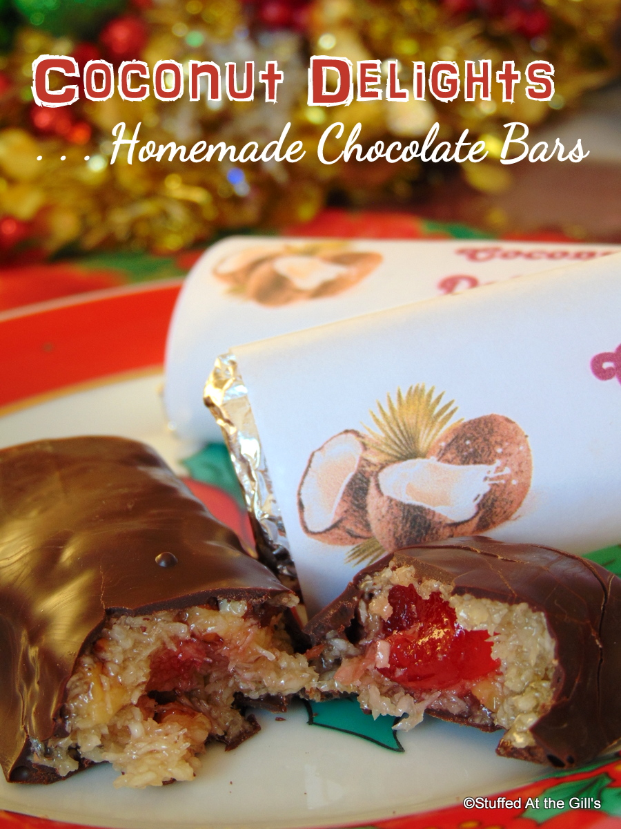Coconut Delights. . . Homemade Chocolate Bars