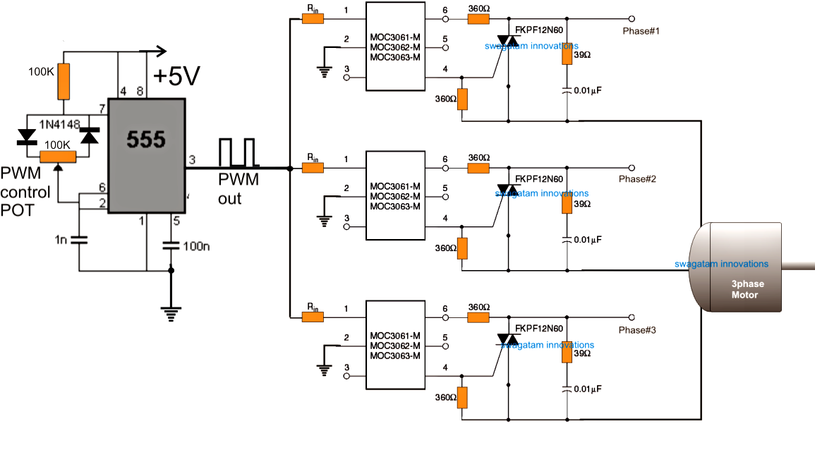 Ac Motor Driver Schematic