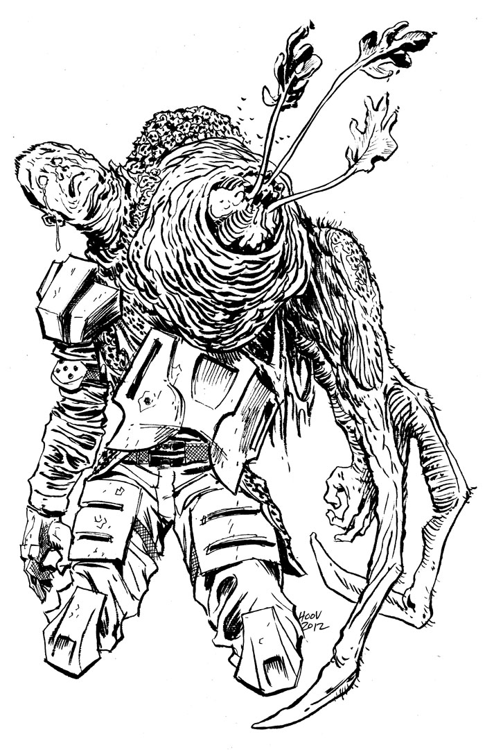 Halo Flood Coloring Pages Sketch Coloring Page