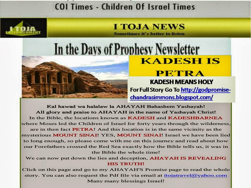 KADESH IS PETRA