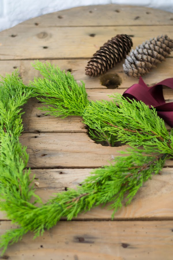 Como hacer una corona de Navidad DIY