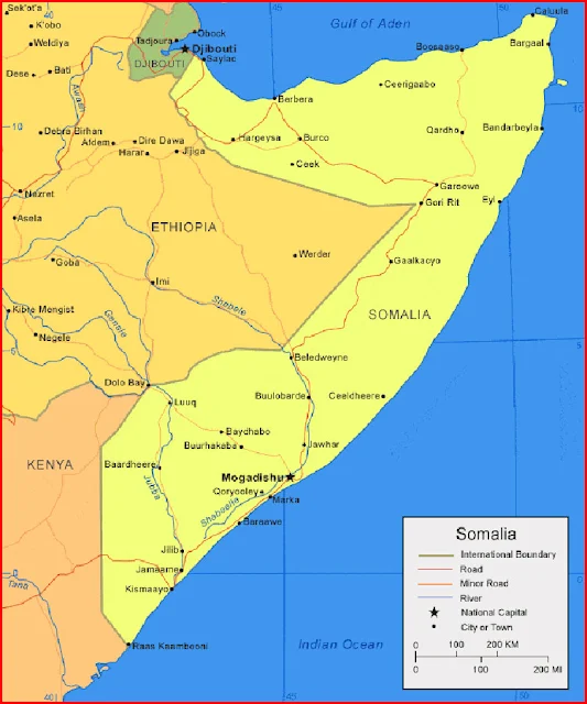 image: Map of Somalia